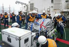 災害時の通信確保へ海上輸送訓練