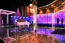 那須野が原ハーモニーホールでイルミネーション