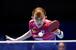 　女子準決勝のドイツ戦でプレーする早田ひな＝ロンドン（共同）