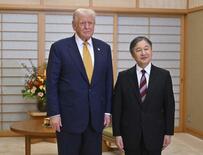 陛下、トランプ氏と会見