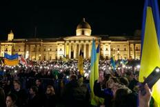 戦争終結願い、ロンドンで集会