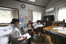 移動コンテナで電源確保