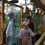 佐野・唐澤山神社で「風鈴参道」　天明鋳物製600個、涼やかな音色　