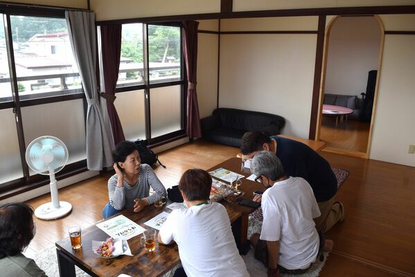 フードバンクうつのみやが事務所２階に整備したスペース＝宇都宮市宝木町２丁目