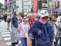 ４月訪日客、前年比２１万人減