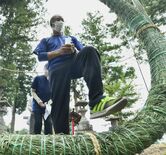 高根沢・星宮神社で茅の輪くぐり　神事で「罪」払う