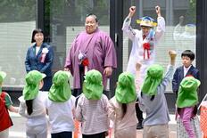 出羽ノ龍関こいのぼり掲揚