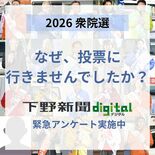 衆院選、投票しなかった理由教えてください　ウェブアンケート実施中　栃木…