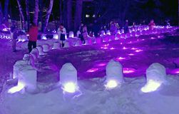 奥日光・湯元で「雪灯里」