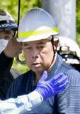 バス事故現場 実況見分
