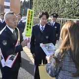ゴルゴ松本さんが一日交通部長 宇都宮短大附属高で講演 生徒たちに命の大切さ訴える