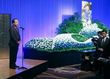 野田代表、故石川知裕氏惜しむ
