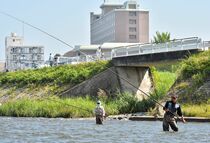 宇都宮・田川でアユ釣り解禁