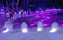 奥日光・湯元で「雪灯里」