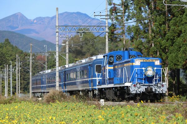 走行時の燃料をバイオディーゼル燃料混合軽油に置き換えるＤＬ大樹（東武鉄道提供）