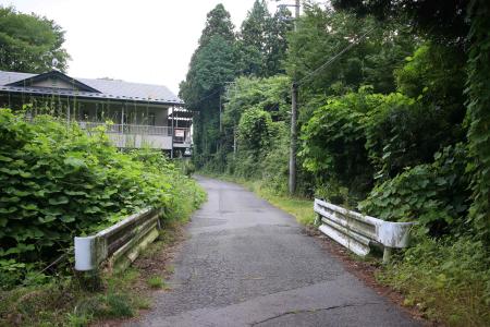 有希ちゃんが拉致されたとみられる現場の近辺＝２０２４年７月、栃木県日光市