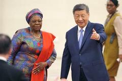 中国ナミビアとの関係格上げ