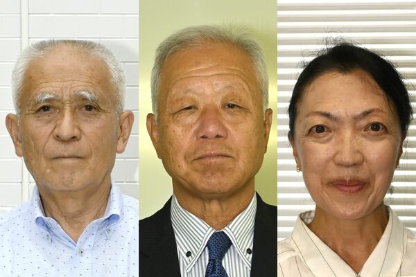 （右から）鈴木恵美氏、見形和久氏、増渕岩男氏