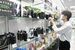 男性、ジェンダーレスのスキンケア商品が並ぶ売り場＝福田屋百貨店宇都宮店