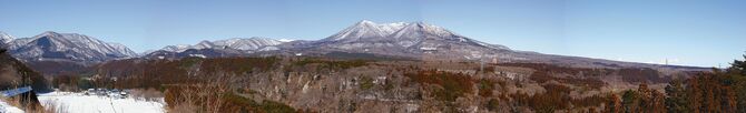 2月15日撮影 ※5枚の写真をパノラマ加工しています