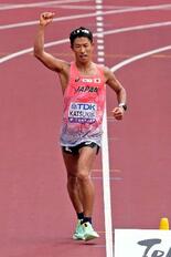 勝木隼人が男子３５キロ競歩で銅