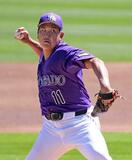 大谷「二刀流」で１１奪三振