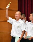 奮い立つような宣誓を　文星芸大付・入江主将