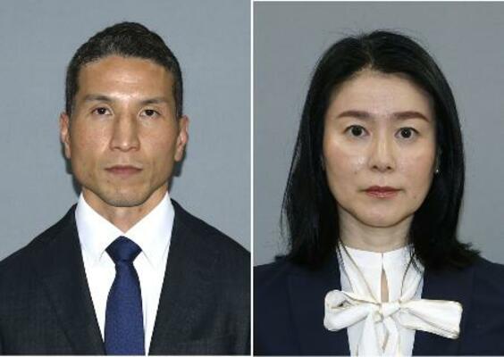 　栗田裕也氏（左）と花岡美也氏