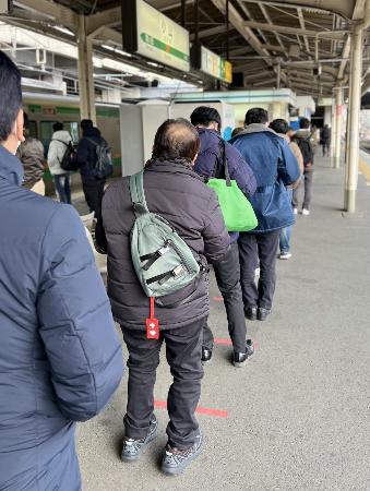 もともとは1950年代開業という。閉店直前には行列ができていた=21年12月