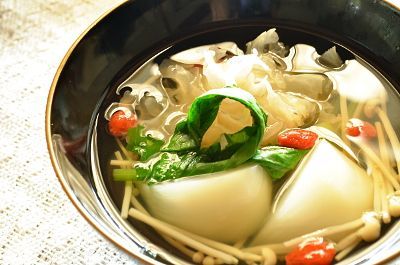 白きくらげスープ