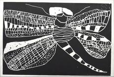 【大賞】「おにやんま」　版画　