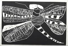 【大賞】「おにやんま」 版画