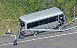 【夕刊】磐越道でバス事故、１人死亡
