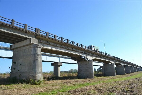 架け替え工事が始まる乙女大橋