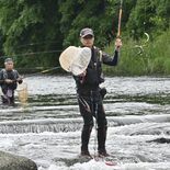 那珂川でアユ釣り解禁　全国有数の遡上の地、釣果は「十分」