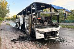 ウクライナ軍がバス攻撃７人死亡