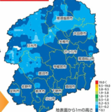 栃木県内の空間放射線量、2012年から平均60.6％減、県内5万8000地点　下野新聞社調べ