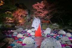 大濠公園日本庭園『宙-SORA-』に新コンテンツ「浮花 -Fuka-」誕生