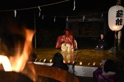 大田原・雲巌寺で薪能