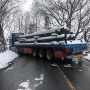 日塩もみじライン・塩原地区側が通行止め　降雪影響でトラック立ち往生