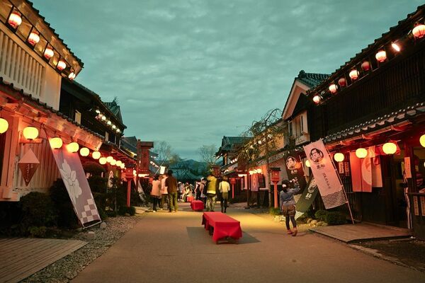 江戸ワンダーランド日光江戸村の夜間営業のイメージ