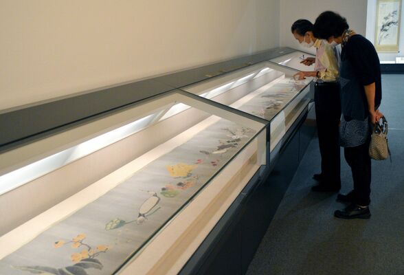 前期展示で公開されている伊藤若冲の「菜蟲譜」