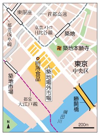 築地かいわい