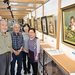 洋画家大輪さんらによる作品展が鹿沼でスタート　国会議員、前市長の肖像画…