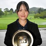 宇都宮文星女子高２年の松枝未倖さん（下野）が初優勝　県知事盃ゴルフ一般…