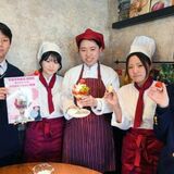 映えるイチゴパフェを期間限定販売　鹿沼の農園と高校生がコラボ　モンブランやわらび餅…アイデア満載
