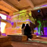 廃墟が幻想的なアート空間に再生 光と音の演出、絶品グルメも味わえる 大谷グランド・センター(宇都宮)