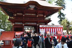 高椅神社の楼門お披露目