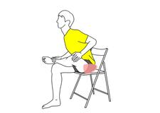 いすに座って、手軽に