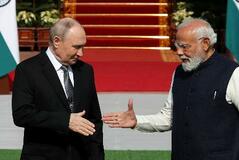 【プーチン氏とモディ氏会談】蜜月演出、米国と中国をにらみ